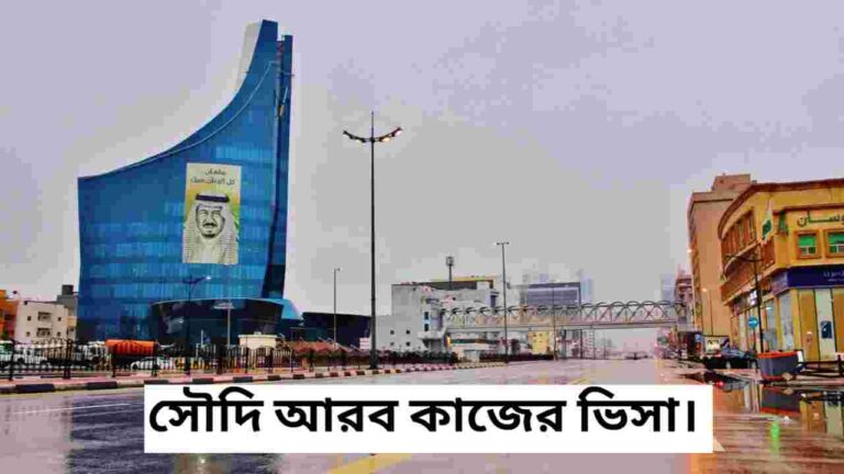 সৌদি আরব কাজের ভিসা