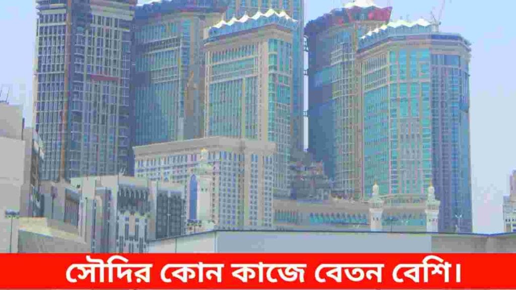 সৌদি আরবে কোন কাজের বেতন বেশি
