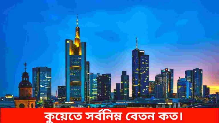 কুয়েতে সর্বনিম্ন বেতন কত