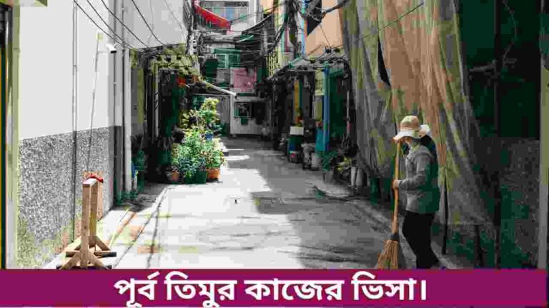 পূর্ব তিমুর কাজের ভিসা